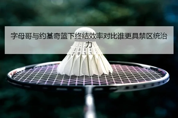 字母哥与约基奇篮下终结效率对比谁更具禁区统治力